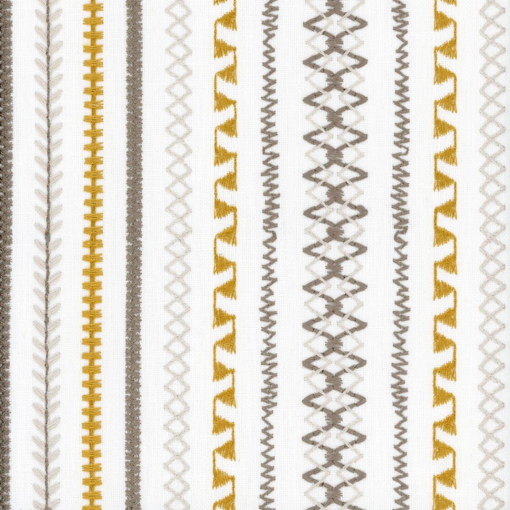 Heritage Fabrics Stella Stripe Marigold Fabric